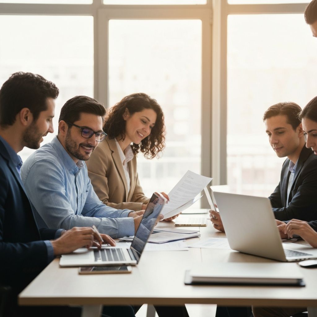Equipo de La Forja SpA en reunión